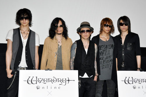 左からToshiya、薫、京、Shinya、Die