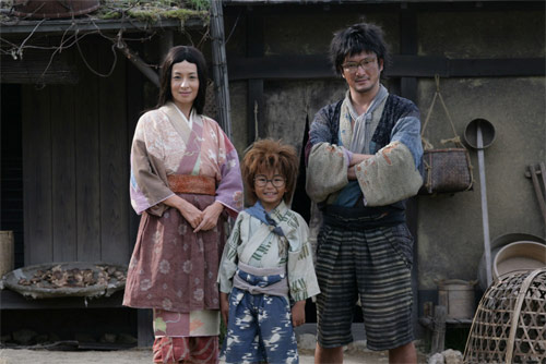 左から壇れい、加藤清史郎、中村獅童
(C) 2011実写版「忍たま乱太郎」製作委員会