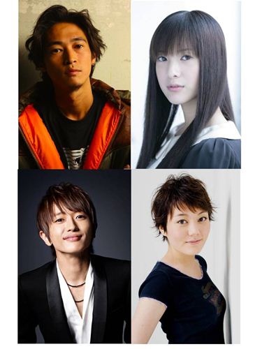 『ヒミズ』に出演する4人。左上から時計回りに窪塚洋介、吉高由里子、鈴木杏、西島隆弘