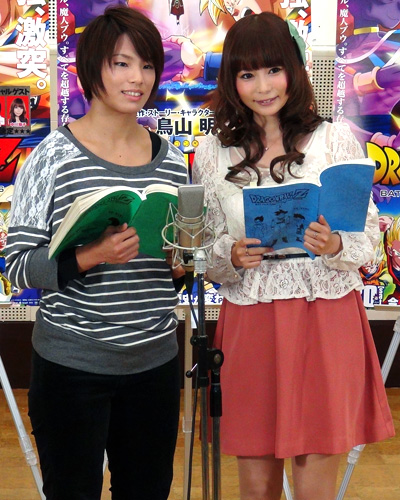 松本薫（左）と中川翔子（右）