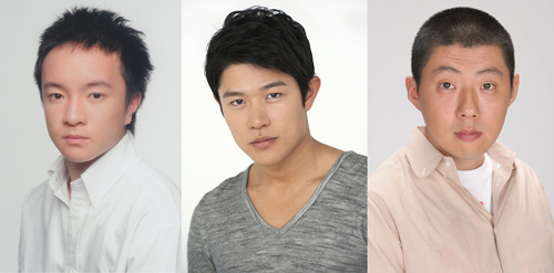 “シンブンシ”のメンバーを演じる（左から）濱田岳、鈴木亮平、荒川良々