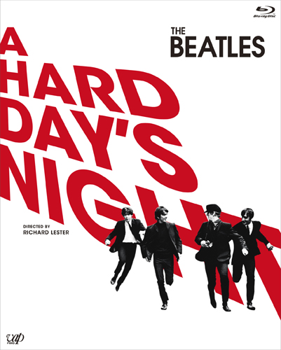 初めてブルーレイディス化された『A HARD DAY’S NIGHT』
初回限定版（6800円／税別）
本編DISC (本編87分＋予告編)＋特典映像DISC／2枚組
(C)HDN, LLC. All Rights Reserved
Exclusively licensed to TAMT Co., Ltd. for Japan
Distributed by VAP, Inc.