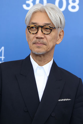 自身のドキュメンタリー映画『Ryuichi Sakamoto:CODA』でヴェネチア国際映画祭に出席した際の坂本龍一
(C) Kazuko Wakayama