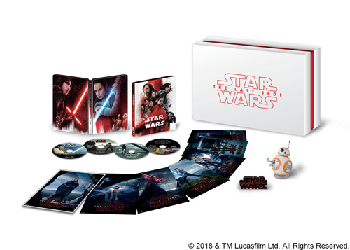 『スター・ウォーズ／最後のジェダイ』4K UHD MovieNEXプレミアムBOX（数量限定／1万5000円＋税）
(C) 2018 & TM Lucasfilm Ltd. All Rights Reserved.