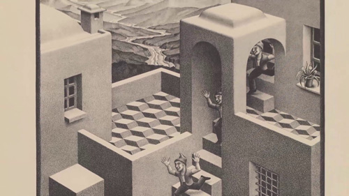 (C) All M.C. Escher works (C) the M.C. Escher Company B.V.- Baarn – the Netherlands
