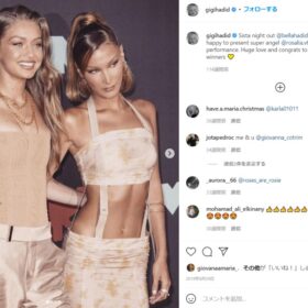 ジジ＆ベラ・ハディッド。仲良し姉妹としても有名！ ジジ・ハディッドのinstagramより（@gigihadid）