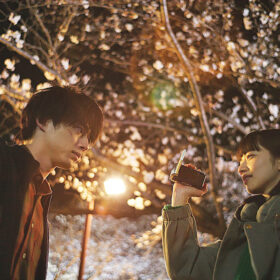 小松菜奈と坂口健太郎が夜桜の中、戯れる！ 恋のはじまり告げる動画