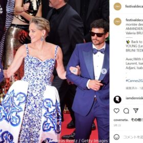 シャロン・ストーンは男性陣を従えて登場！ カンヌを魅了した貫禄の女優たち