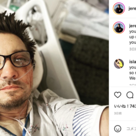 ジェレミー・レナーのInstagramより（@jeremyrenner）