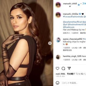 インドのミス・ワールド、医大生から女優へ。美脚も露わなドレス＆オフの日コーデ