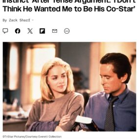 シャロン・ストーンが『氷の微笑』主演危機の過去を告白 マイケル・ダグラスとの口論が原因?