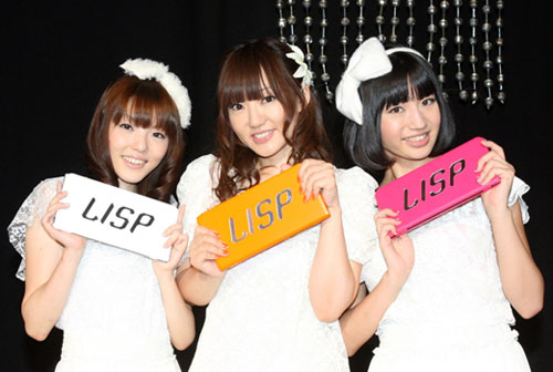 LISPの3人。左から原紗友里、阿澄佳奈、片岡あづさ