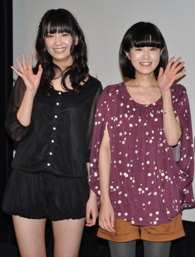 石橋杏奈（左）と桐島里菜（右）