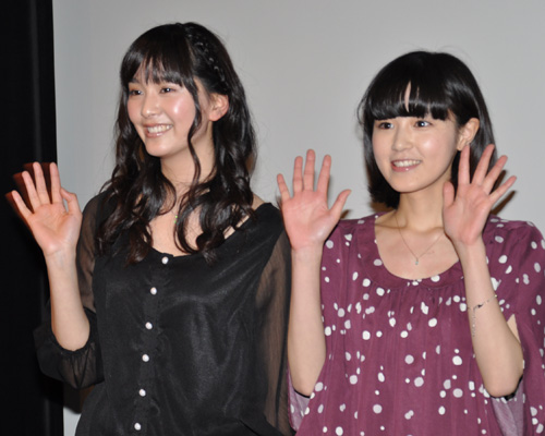 石橋杏奈（左）と桐島里菜（右）