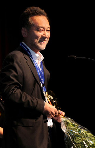モントリオール世界映画祭授賞式に出席した瀬々敬久監督