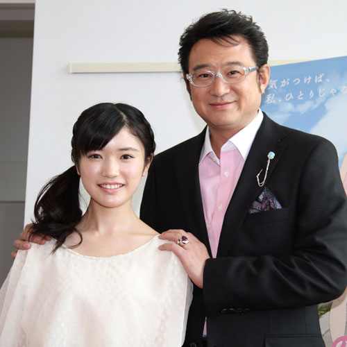 船越英一郎、『ももへの手紙』で主人公の声をつとめる“愛娘”美山加恋を絶賛