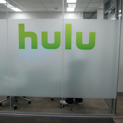 Hulu本社内、エントランス部分