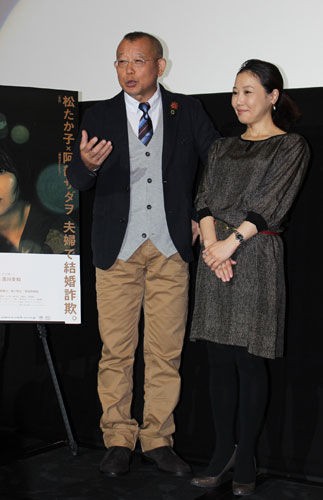 笑福亭鶴瓶（左）と西川美和監督（右）