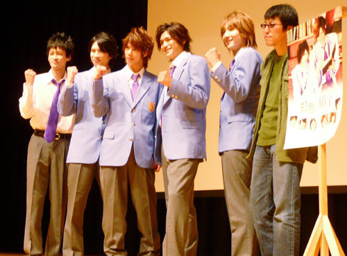 左から高橋優太、滝口幸広、浜尾京介、渡辺大輔、細貝圭、横井健司監督