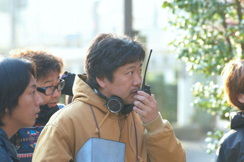 『そして父になる』を撮影中の是枝裕和監督