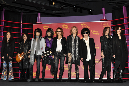 左からPATA、HEATH、YOSHIKI、Toshl、SUGIZO