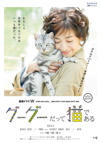 『連続ドラマＷ グーグーだって猫である』ポスター画像