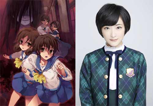 原作キービジュアル（左）と主演の生駒里奈（右）
(C) Team GrisGris / MAGES. / 5pb.
(C) 乃木坂46LLC