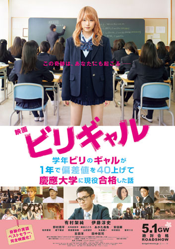 『ビリギャル』ポスター画像
(C) 2015映画「ビリギャル」製作委員会