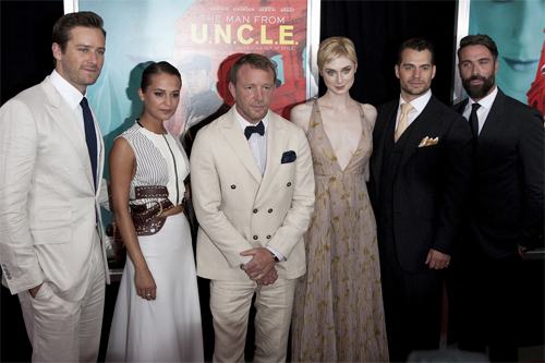 『007』と並ぶ人気スパイシリーズ『コードネーム U.N.C.L.E.』のN.Y.プレミア
