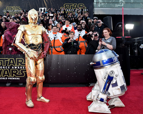 C-3PO（左）とR2-D2（右）