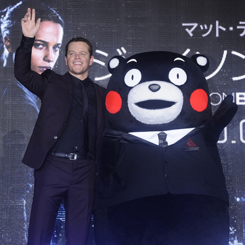 マット・デイモンとくまモン