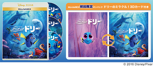 『ファインディング・ドリー』MovieNEX（4000円＋税）
(C) 2016 Disney/Pixar