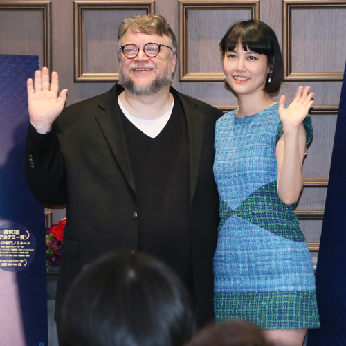 ギレルモ・デル・トロ監督と菊地凛子