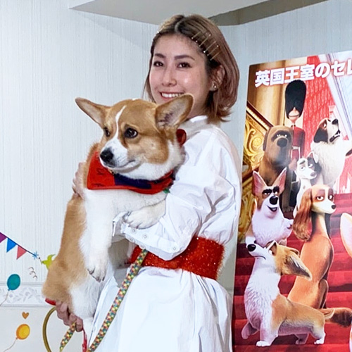 IMALUと愛犬のコーギー・バルー