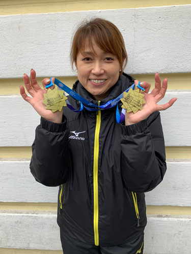 長野五輪銅メダリストの岡崎朋美、世界マスターズ500m・1000mで2冠！