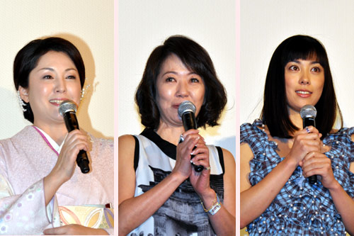 左から松坂慶子、浅田美代子、吹石一恵