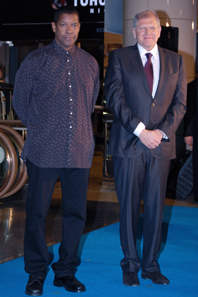 ジャパンプレミアの模様
デンゼル・ワシントン（左）とロバート・ゼメキス監督（右）