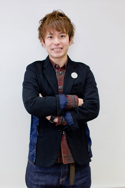爽やかな笑顔の石田太志選手。ルックスの良さも人気急上昇の理由のひとつ？