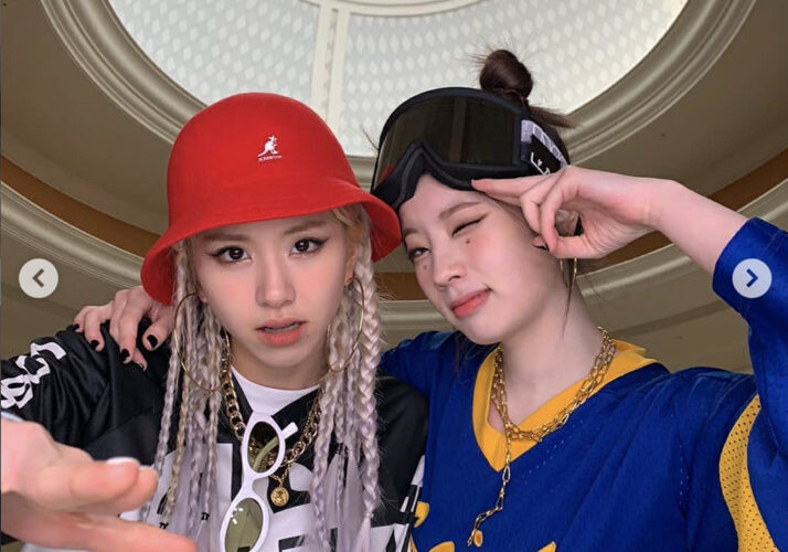 K-POP TWICEダヒョンとチェヨンがJYPのパロディに挑戦