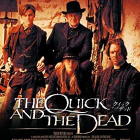 『クイック＆デッド』（1995年）。サム・ライミ監督による西部劇で、シャロンは女ガンマンを演じた。ジーン・ハックマン、ラッセル・クロウ、レオナルド・ディカプリオが共演。