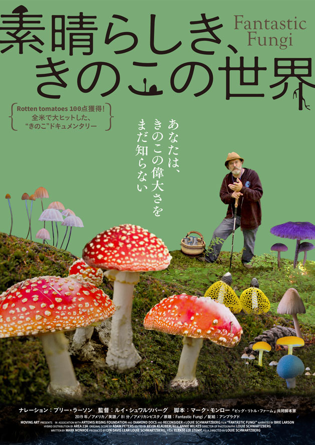 『素晴らしき、きのこの世界』ポスタービジュアル （C）2018,Fantastic Fungi,LLC