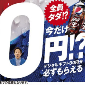 「ペプシ BIG〈生〉タダ!? の歌」Web CM