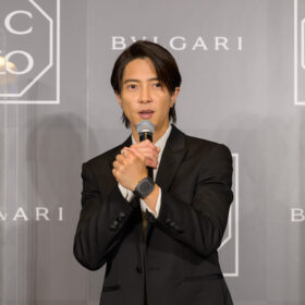 山下智久「前に進んでいきたい」ブルガリイベントでさらなる飛躍を誓う