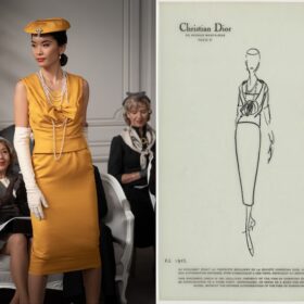 アカデミー賞衣装デザイン賞のジェニー・ビーヴァンがクリスチャン・ディオールのデザイン画をドレス再現！