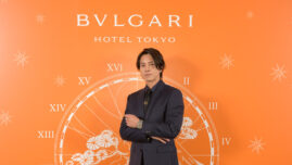 山下智久、今年は「ジュエリーのように輝く1年にしていきたい」ブラックコーデで「ブルガリ ホテル 東京」のオープニングパーティーに出席