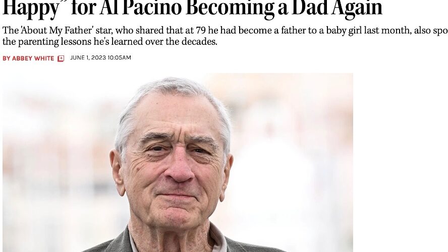 ロバート・デ・ニーロ、83歳で父になったアル・パチーノを祝福「めでたいことだ。とてもハッピーです」