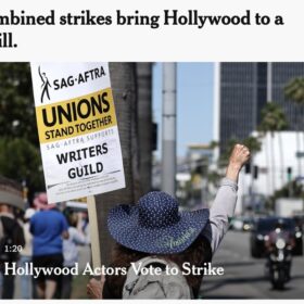 ハリウッド映画俳優組合がストライキに突入 期間中は撮影やイベントの参加・SNSでの宣伝活動も禁止に
