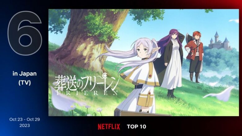 Netflix TOP10（日本／TV）今週の第6位『葬送のフリーレン』