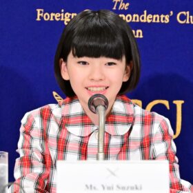 『ルノワール』主演の12歳・鈴木唯、英語の挨拶＆馬の鳴き真似で記者会見を魅了！