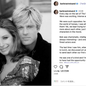 バーブラ・ストライサンドのInstagramより（@barbrastreisand）